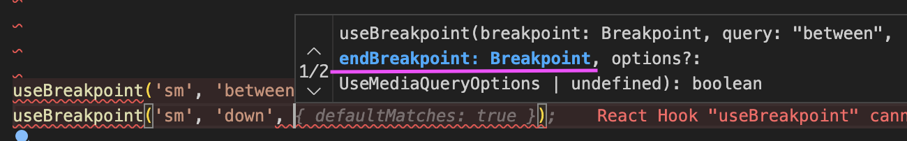 function overloading failed